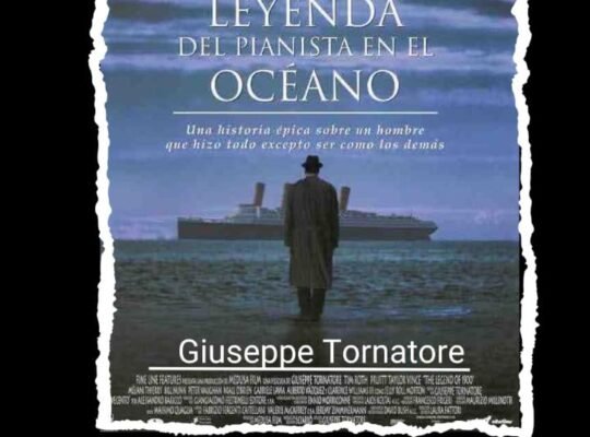 Cine zumbido presenta La leyenda del pianista en el oceano.